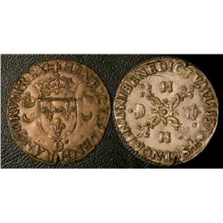 Douzain aux croissants 1555 EF or better.