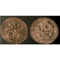 Douzain 3rd type Rouen  F-VF