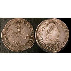 Franc au col plat Bordeaux 1581  Fine+ 