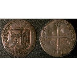 Douzain de Navarre 2sd type 1590  G-VG