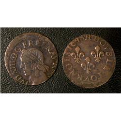 Double tournois 15th type dit Warin  F-VF