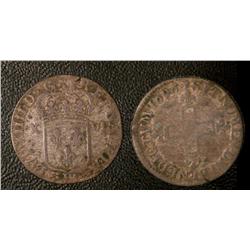 Seize deniers 1696 Good
