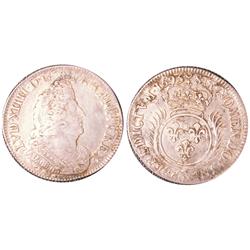 Quart d'écu aux palmes  1695  VF