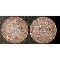 1/10 écu aux rameaux d'olivier Paris 1778 A F+