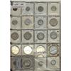 Image 1 : Large lot of 22 coins including: 1¢ 1949 A to, 5¢: 1902, 1922. 10¢ 1916, 1938. 25¢ 1947 ML, 1960. 50