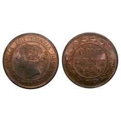1859 8/9  1¢ ICCS MS65 Red THE FINEST KNOWN!   95% RED.  A fabulous "Victorian" example in pristine 