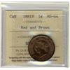 Image 1 : 1881H 1¢ ICCS MS64 Red Brown. A tough date to find in Choice condition.