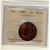 Image 1 : 1895 1¢ ICCS MS64 Red