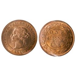 1896 1¢ ICCS MS65RD. A nice Gem!