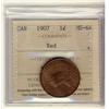 Image 1 : 1907 1¢ ICCS MS64 Red