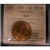 Image 1 : 1913 1¢ ICCS MS64 Red