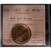 Image 1 : 1915 1¢ ICCS MS64 RB