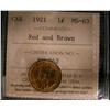 Image 1 : 1921 1¢ ICCS MS63 RB, an underrated date.