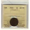 Image 1 : 1923 1¢ ICCS AU55, traces of red.