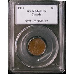 1925 1¢ PCGS MS63BN.