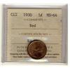 Image 1 : 1930 1¢ ICCS MS64 Red.  Scarce.