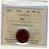 Image 1 : 1941 1¢ ICCS MS65 Red. Tough date.