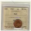 Image 1 : 1943 1¢ ICCS MS64 Red