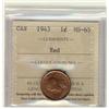 Image 1 : 1943 1¢ ICCS MS65 Red.