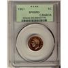 Image 1 : 1951 1¢ PCGS SP65RD.  Full red example.