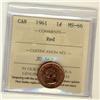Image 1 : 1961 1¢ ICCS MS66 Full Red, A superb GEM example.
