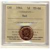 Image 1 : 1964 1¢ ICCS MS66 Full Red, A superb GEM example.