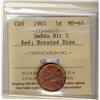 Image 1 : 1965 1¢ SmBds Blt 5 ICCS MS63 Red; Rotated Dies,