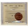 Image 1 : 1973 1¢ ICCS MS66 Full Red, A superb GEM example.