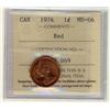Image 1 : 1974 1¢ ICCS MS66 Full Red, A superb GEM example.