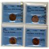 Image 1 : 1977 1¢ CCCS MS63 RB, Partial Brockage Scratch, 1981 1¢ CCCS MS60 RB Partial Brockage,  ND 1¢ CCCS M