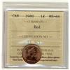 Image 1 : 1980 1¢ ICCS MS66 Full Red, A superb GEM example.