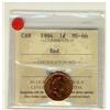 Image 1 : 1994 1¢ ICCS MS66 Full Red, A superb GEM example.