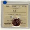 Image 1 : 2005 P 1¢ ICCS MS67 Full Red, A superb GEM example.