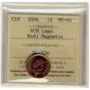 Image 1 : 2006 1¢ RCM Logo Magnetic ICCS MS66 Full Red, A superb GEM example.