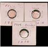 Image 1 : 1870 FB, 1871 & 1882H 5¢.  Lot of 3 coins EF.