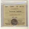 Image 1 : 1909 5¢ Ptd Lvs ICCS AU55.