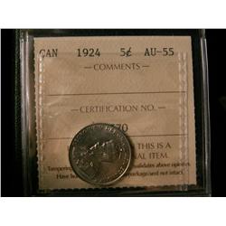 1924 5¢ ICCS AU55.