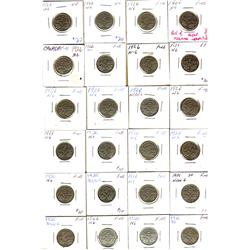 1926 5¢ Near.  Lot of 40 pcs VG to Fine.