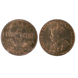 1926 5¢ Near ICCS MS64.  Well struck with full band. Very scarce this nice. Tied for finest graded.