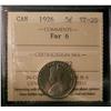 Image 1 : 1926 5¢ Far 6 ICCS VF20.