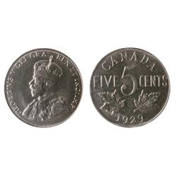 1929 5¢ ICCS MS65.  An amazing example. Excellent strike with clean fields and great surfaces. The n