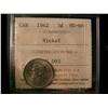 Image 1 : 1942 5¢ ICCS MS64 Nickel.