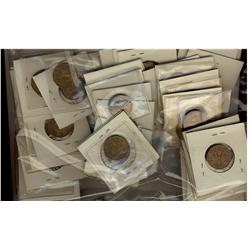 Lot of 31x 5¢ 1942 Tombac, 21x5¢ 1943 Tombac.  Grades vary  from VF to UNC,