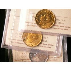 1942 5¢ Tombac, 1943 & 1945 5¢ ICCS MS64.  Lot of 3 coins.