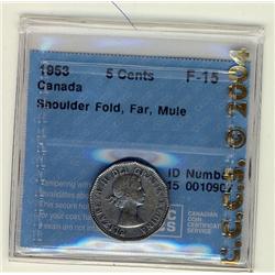1953 5¢ SF Far Mule CCCS F15