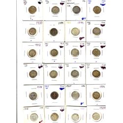 1888-1968 10¢.  Lot of  86 mixed dates and grades.  Good to BU.  Should be viewed.