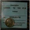 Image 1 : 1908 10¢ CCCS VF30 Polished.