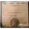 Image 1 : 1960 10¢ ICCS MS65,  Gem eye appeal.