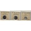 Image 1 : 1968 10¢ Silver, 1978 25¢ Sml Dent MS64 & MS65.  Lot of 3 ICCS graded coins.