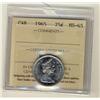 1965 25¢ ICCS MS65 brilliant and lustrous.
